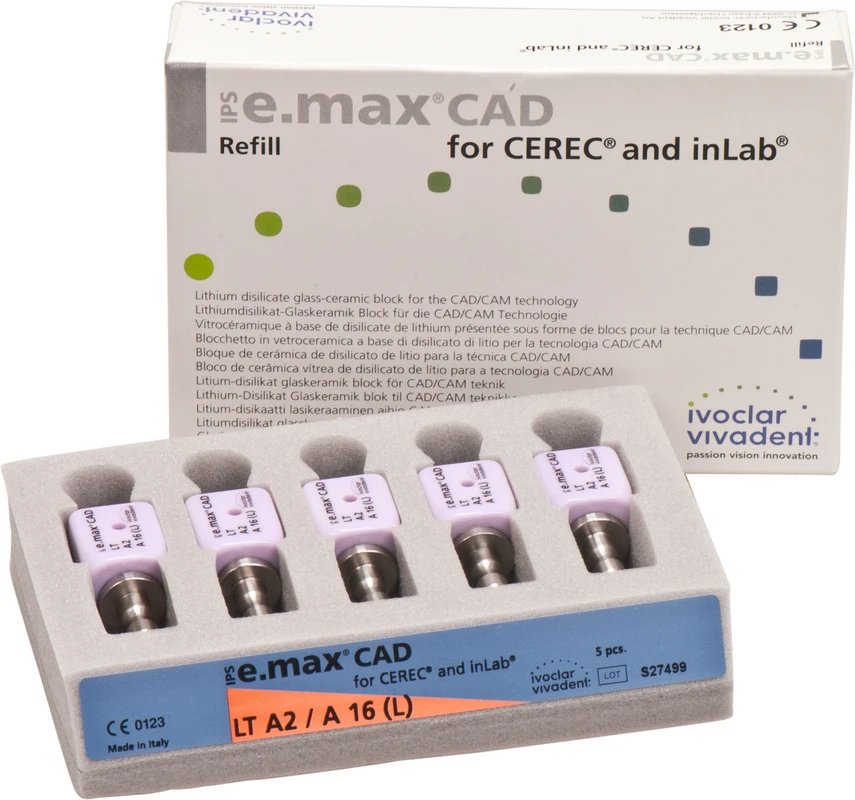 IPS e.max CAD Abutment Solutions for CEREC/inLab Ivoclar Vivadent