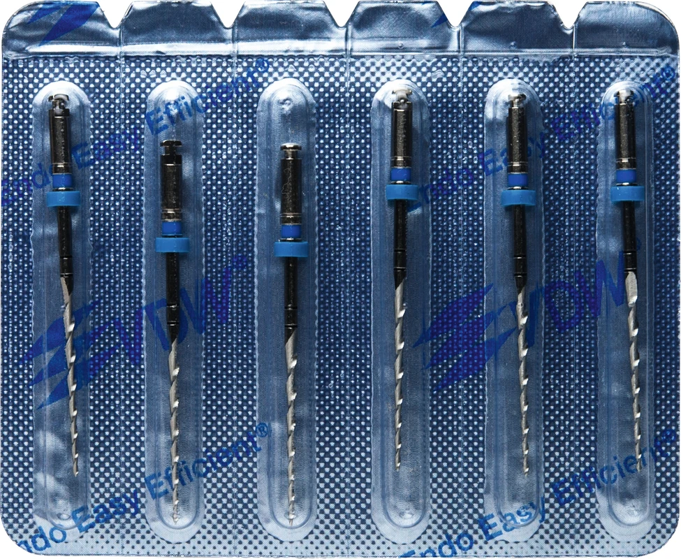Mtwo® Blisterpackung 6 Instrumente ABT 21 mm, 31 mm, Taper.04, ISO 060 Mtwo® Instrumente VDW