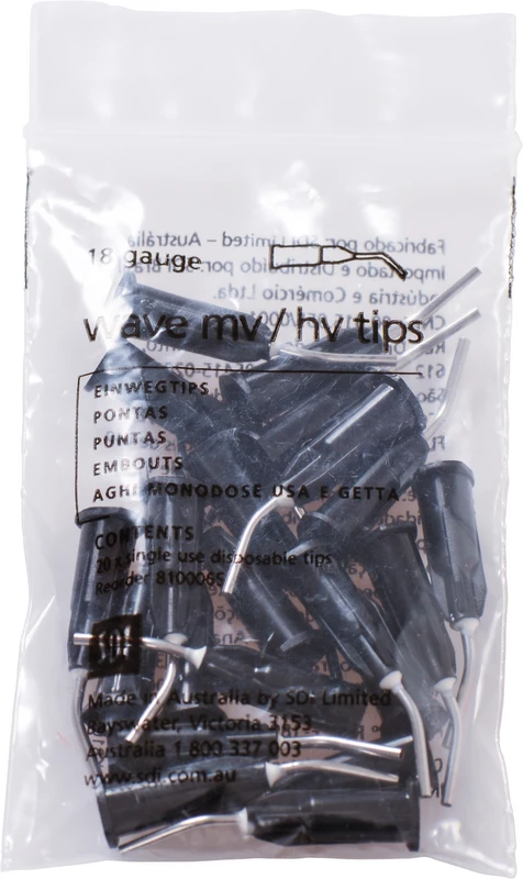 points Pinselapplikatoren Packung 20 Tips Wave MV+HV