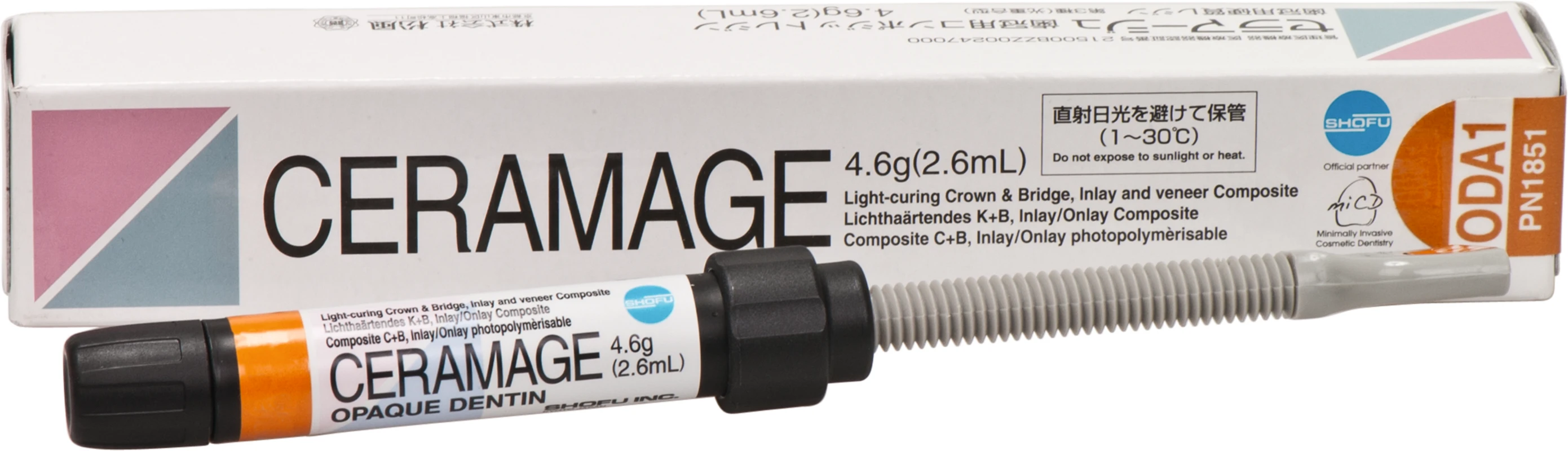 CERAMAGE Spritze 4,6 g opaque dentin A1