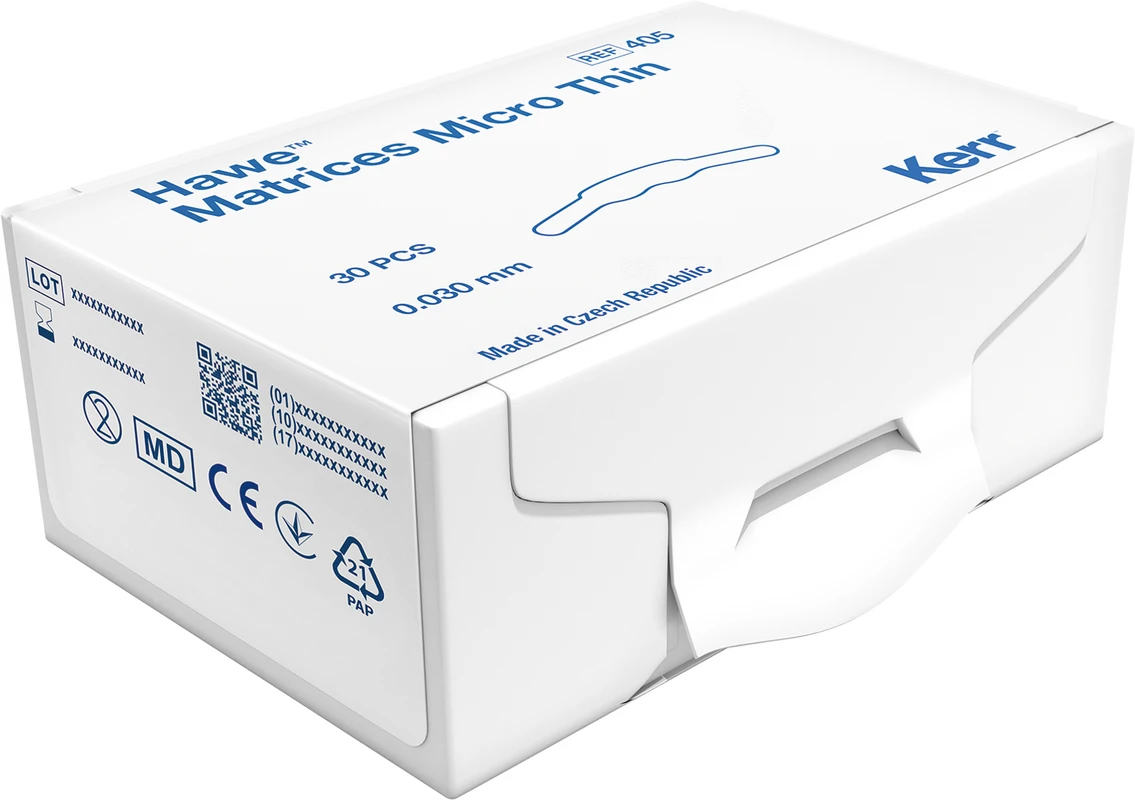 Matrizen Mikro-Dünn Packung 30 Stück Stärke 0,03 mm, Nr. 405