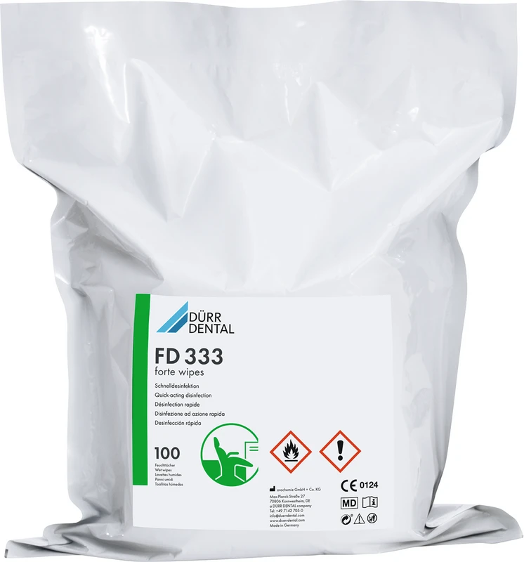 FD 333 forte wipes Flächen-Desinfektion Nachfüllpackung 4 x 100 Stück