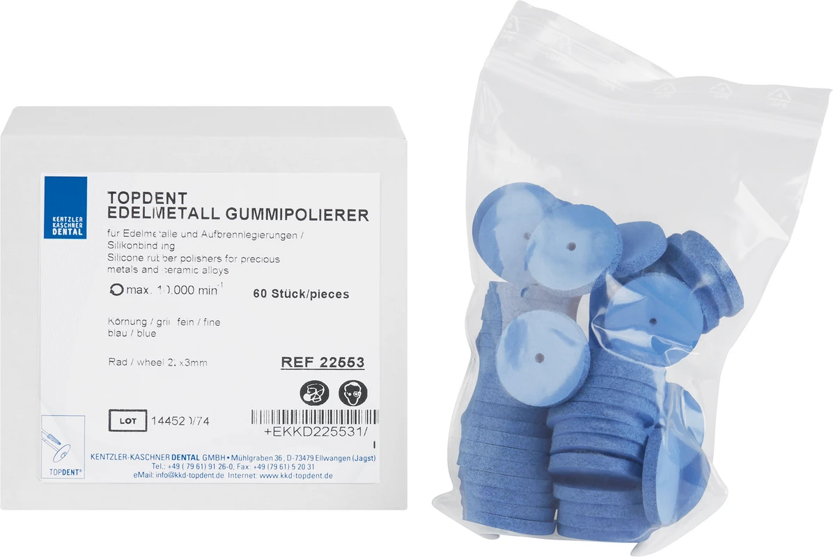 TOPDENT Edelmetall Gummipolierer