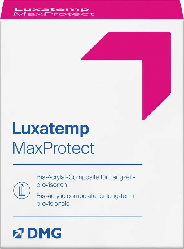 Luxatemp MaxProtect Packung 50 ml Doppelkartusche A2, 15 Automix Tips