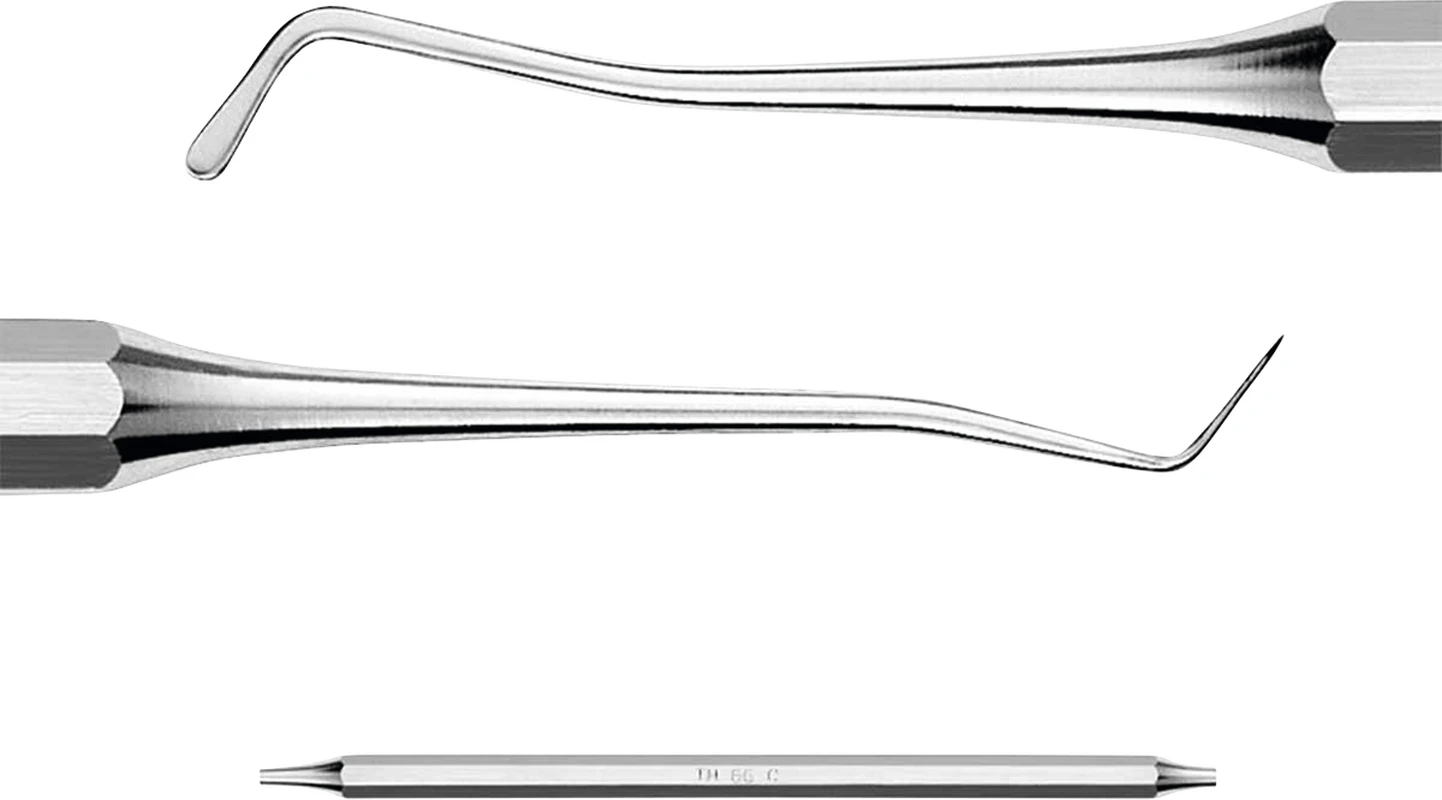 DEPPELER Spatel Stück Classic, 1,5 mm, geschwungen