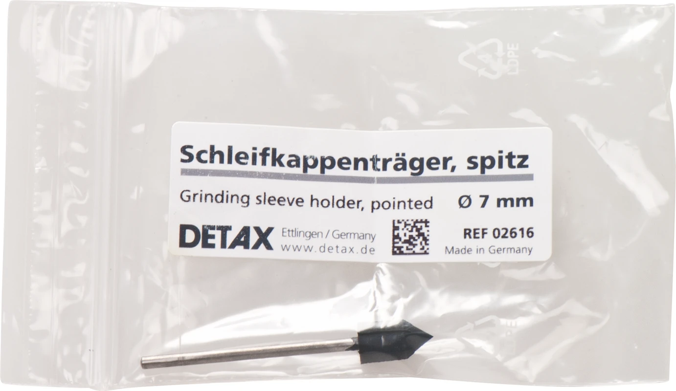 mollosil® Plus Schleifkappenträger Stück spitz mollosil® Plus Schleifkappenträger DETAX