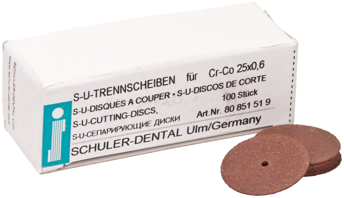 S-U-Trennscheiben für Edel- und NE-Metalle SCHULER-DENTAL