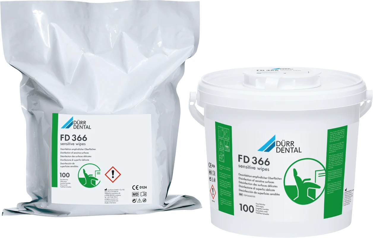 FD 366 sensitive wipes Basis-Set 100 Stück inklusive 1 Spenderbox