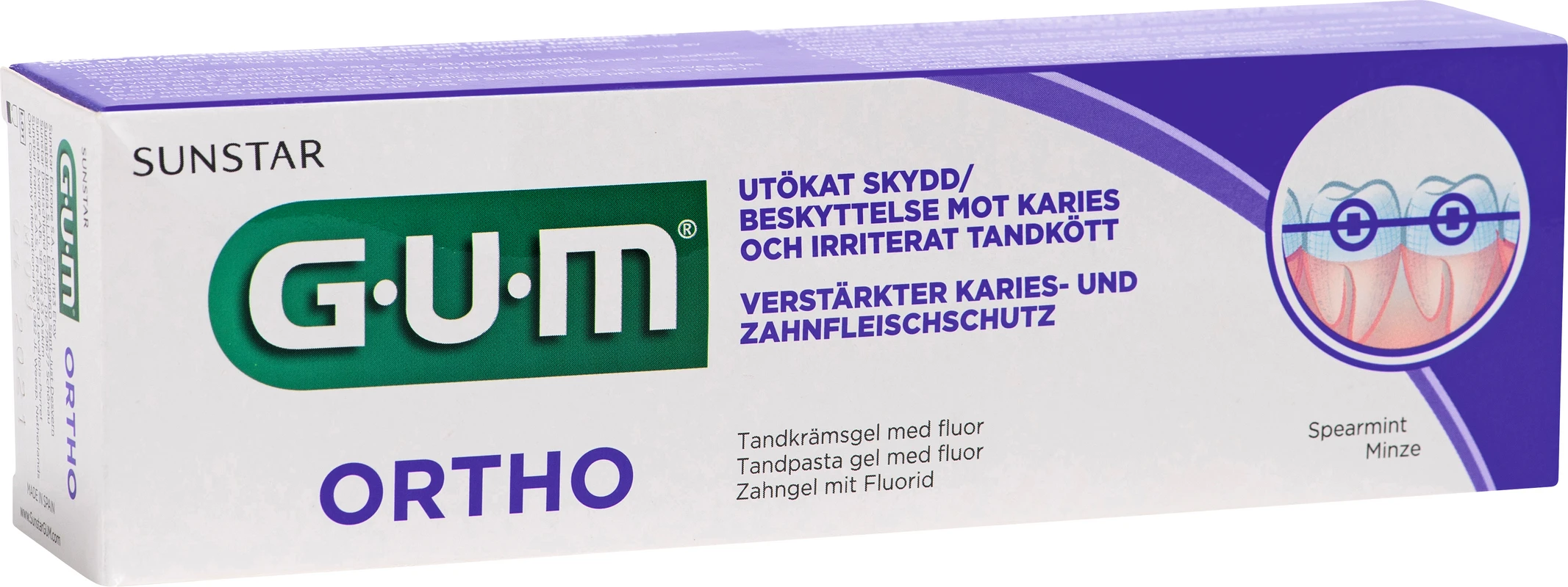 GUM® ORTHO Zahngel Tube 75 ml