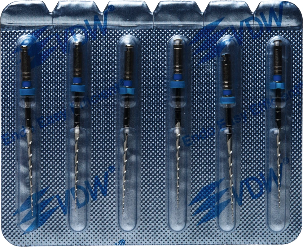 Mtwo® Blisterpackung 6 Instrumente ABT 21 mm, 31 mm, Taper.05, ISO 030 Mtwo® Instrumente VDW