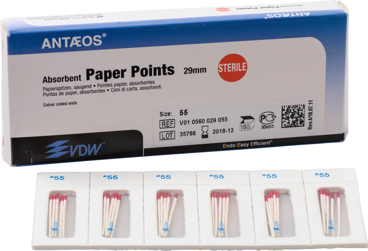 Papierspitzen steril VDW