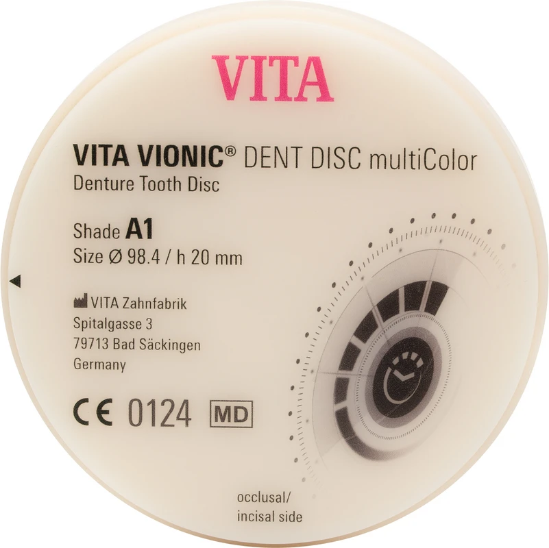 VITA VIONIC® DENT DISC multiColor Stück &Oslash; 98,4 mm, H 20 mm, A1