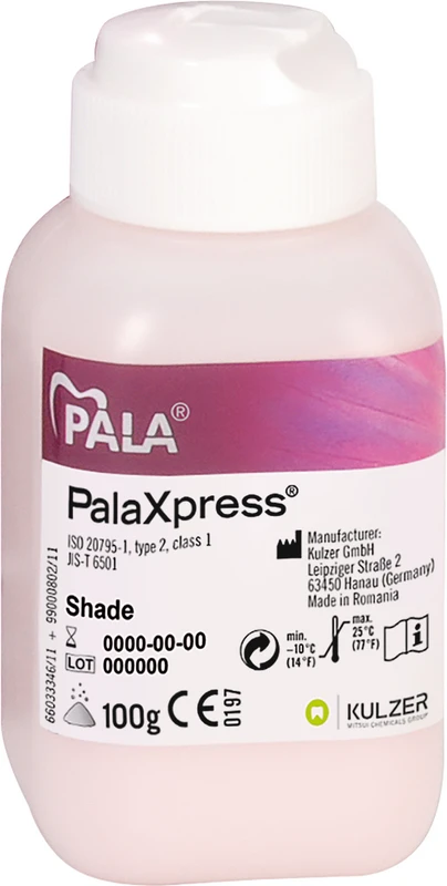PalaXpress® Flasche 100 g Pulver farblos