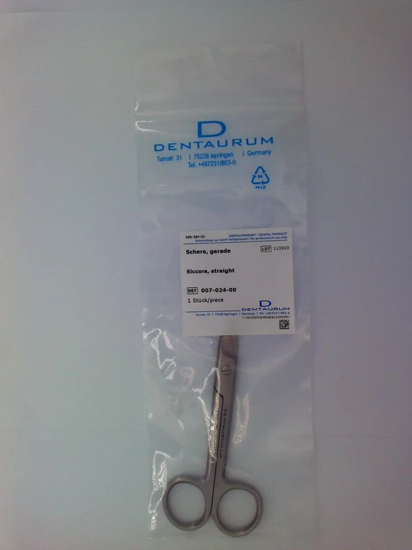 Scheren Stück gerade, 007-024-00