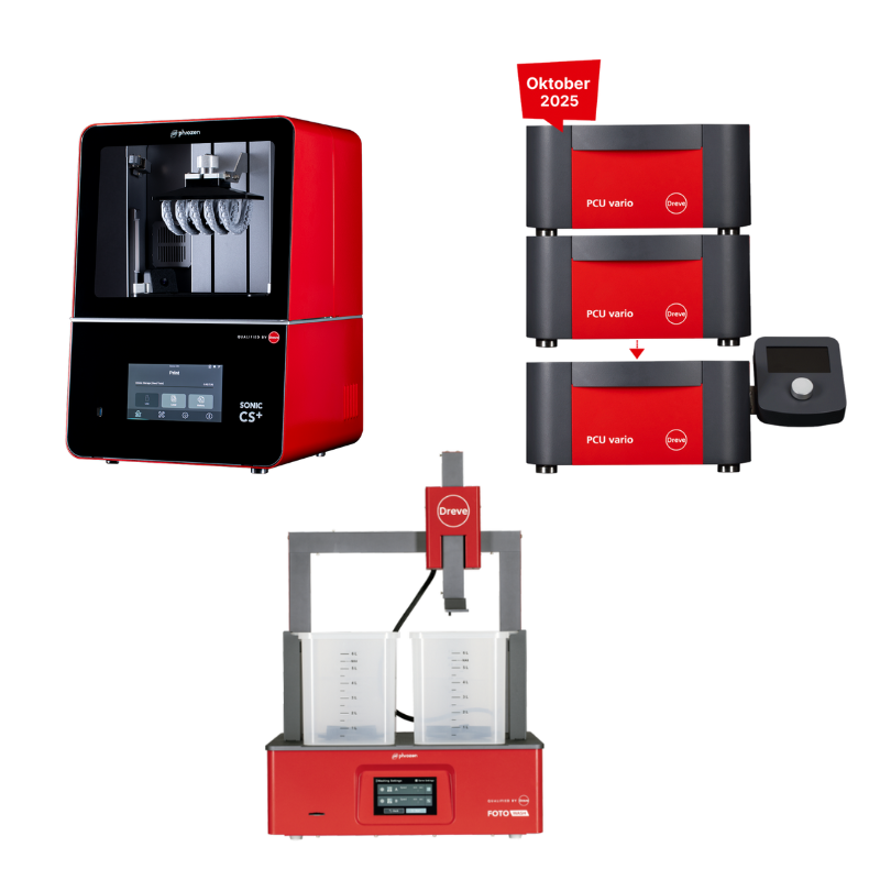 3D-Druck-Bundle: Phrozen Sonic CS+ + FotoWash + PCU vario 40
