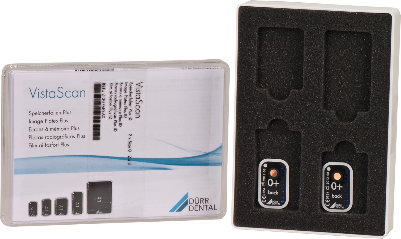 Speicherfolien VistaScan Plus Packung 2 Speicherfolien ID, Größe 0, (2 x 3 cm)