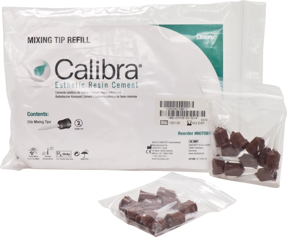 Calibra® Mischkanülen Nachfüllpackung 50 Stück klar Calibra® Mischkanülen Nachfüllpackung 50 Stück klar