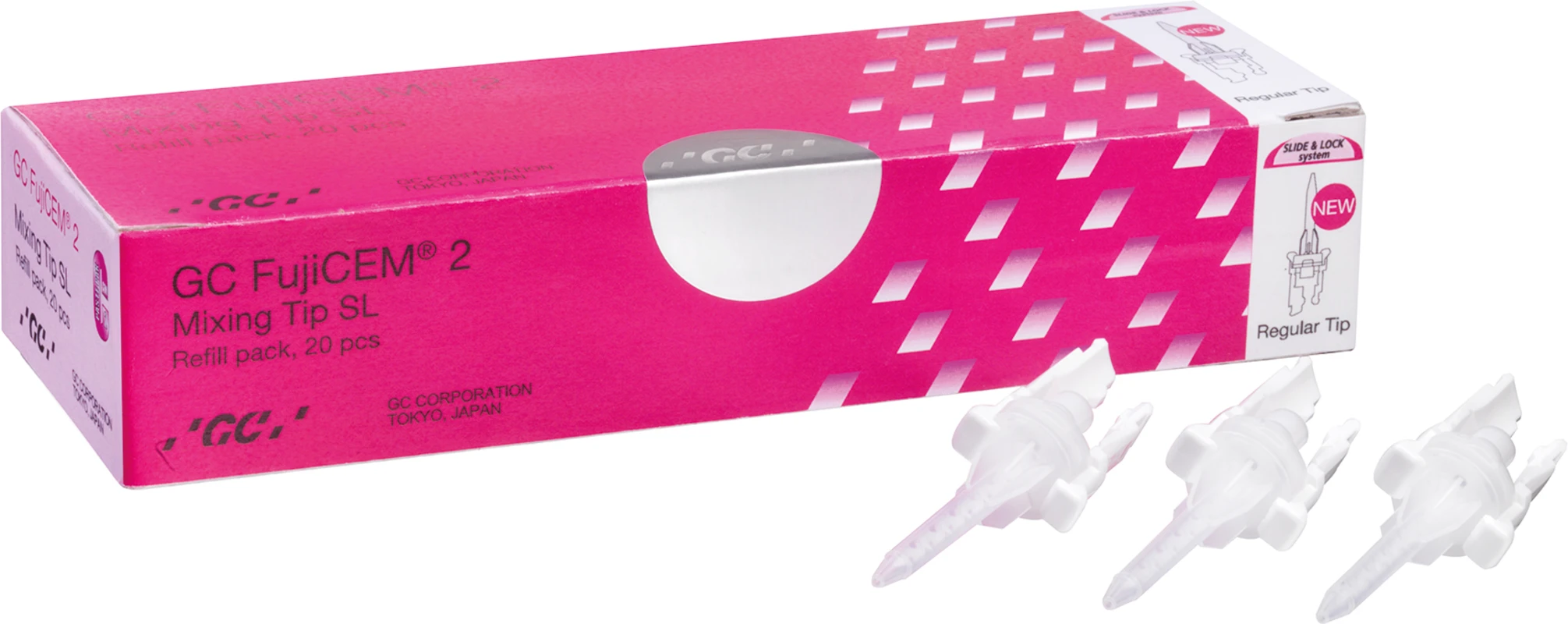 GC FujiCEM® 2 SL Mixing Tips Packung 20 Mixing Tips SL GC FujiCEM® 2 SL Mixing Tips GC