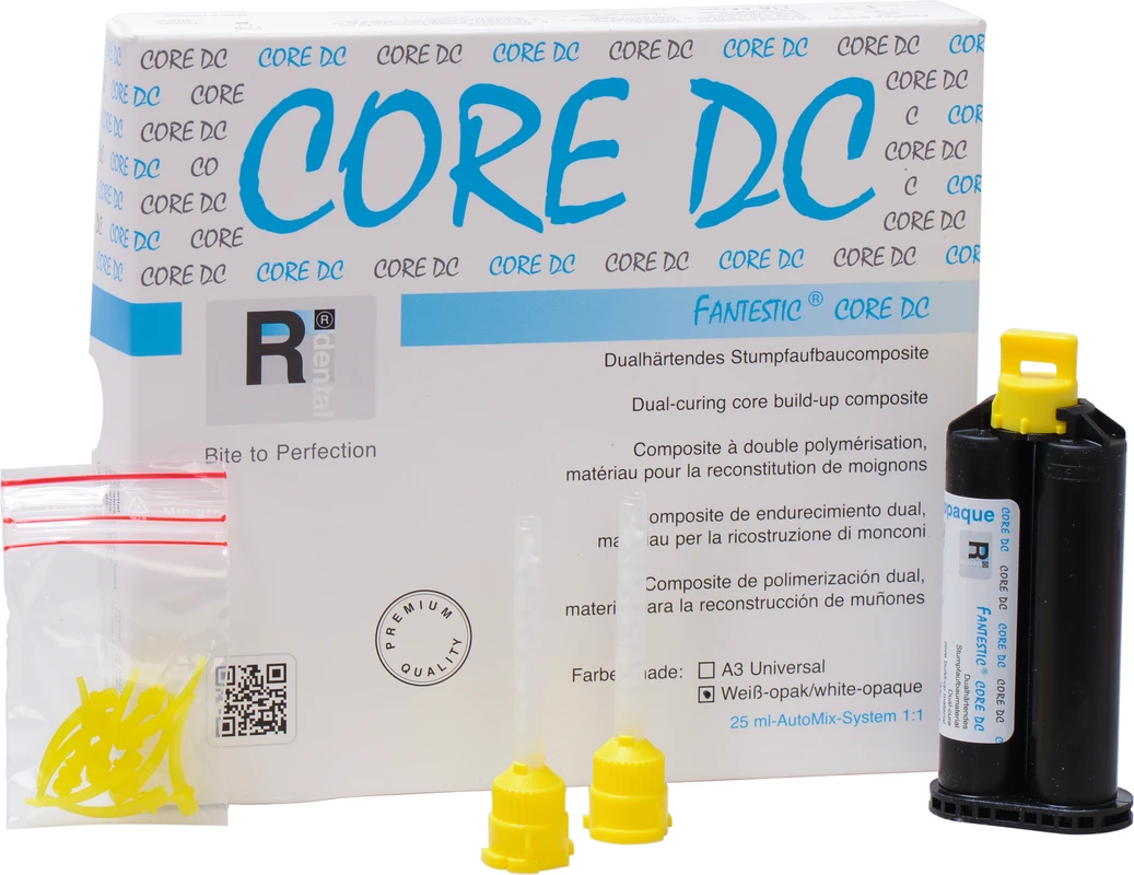 FANTESTIC® CORE DC Packung 25 ml Doppelkartusche weiß opak, Zubehör