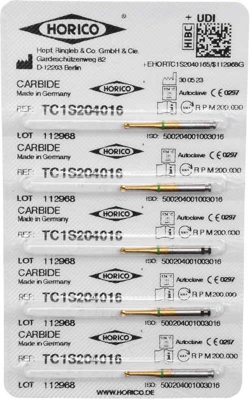 Rosenbohrer TC 1S Packung 5 Stück RA, Figur 001, ISO 016