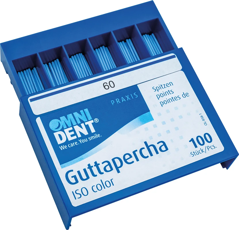 Guttaperchaspitzen Packung 100 Stück ISO 060
