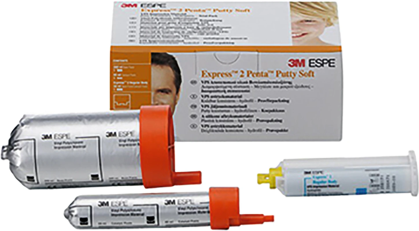 Express™ 2 Penta™ Putty Refill Packung 2 x 300 ml Basispaste, 2 x 60 ml Katalysator, Soft