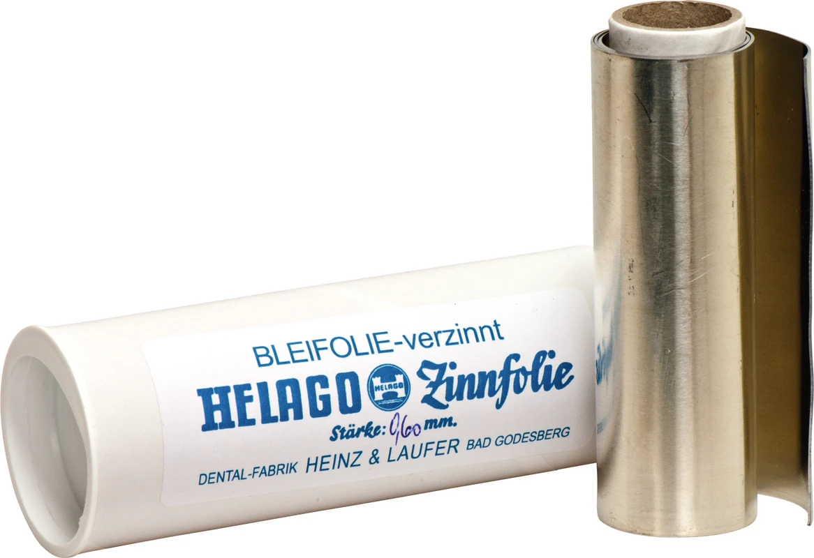 HELAGO Bleifolien verzinnt Rolle ca. 150 g, Stärke 0,6 mm