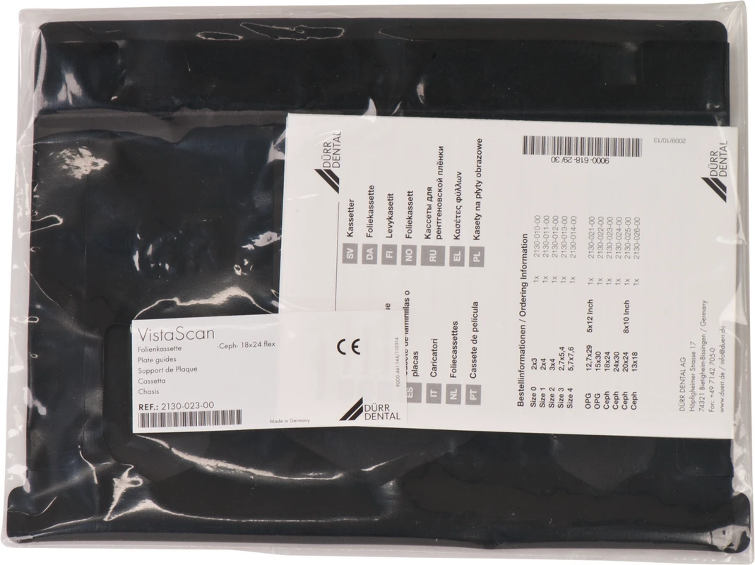 Speicherfolien VistaScan Plus Stück Folienkassette für Speicherfolie Ceph, (18 x 24 cm)