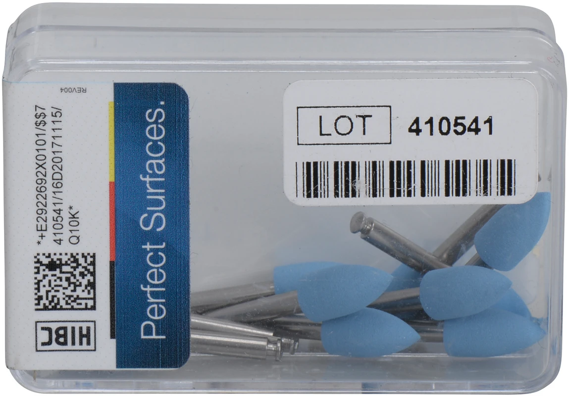 EVE COMPOSOFT Packung 10 Stück blau mittel, RA, Figur Flamme, 5 x 10 mm