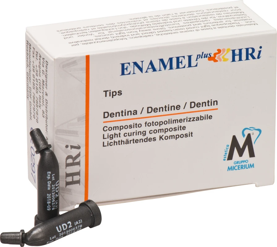 ENAMEL plus HRi® Packung 14 x 0,3 g Minifill dentin UD2-A2