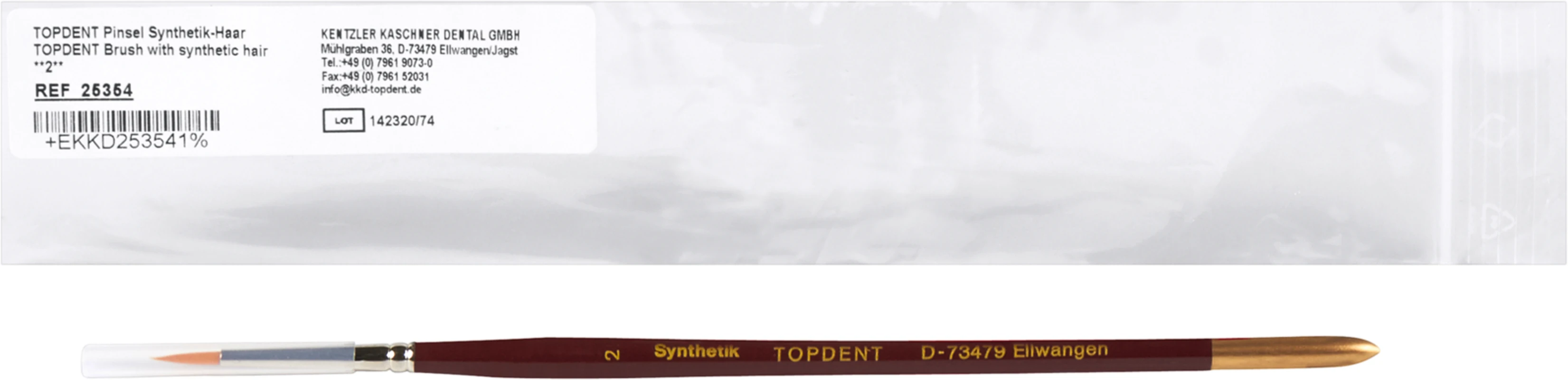TOPDENT Pinsel Synthetik-Haar Kentzler-Kaschner