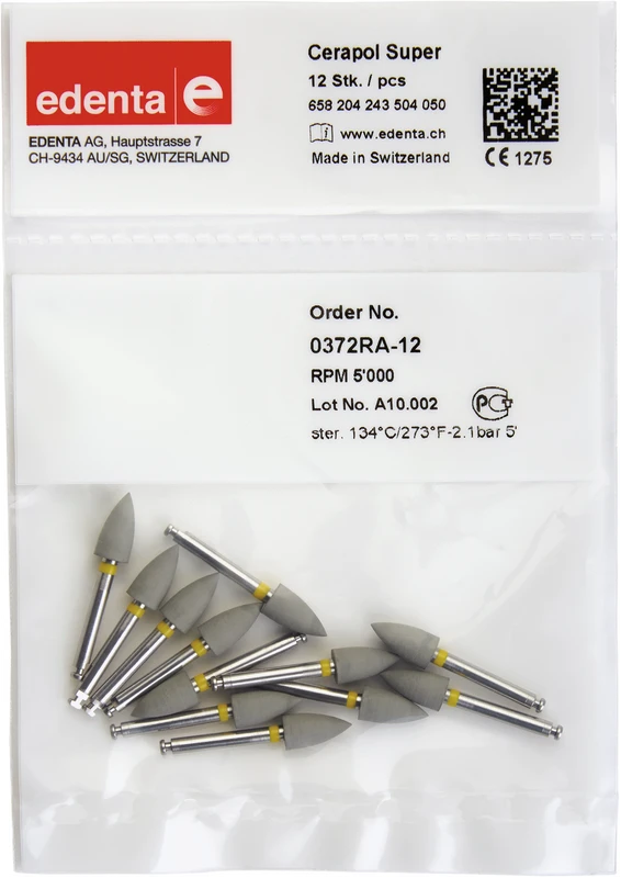Cerapol Super Packung 12 Stück grau, RA, Figur 243, 10 mm, ISO 050