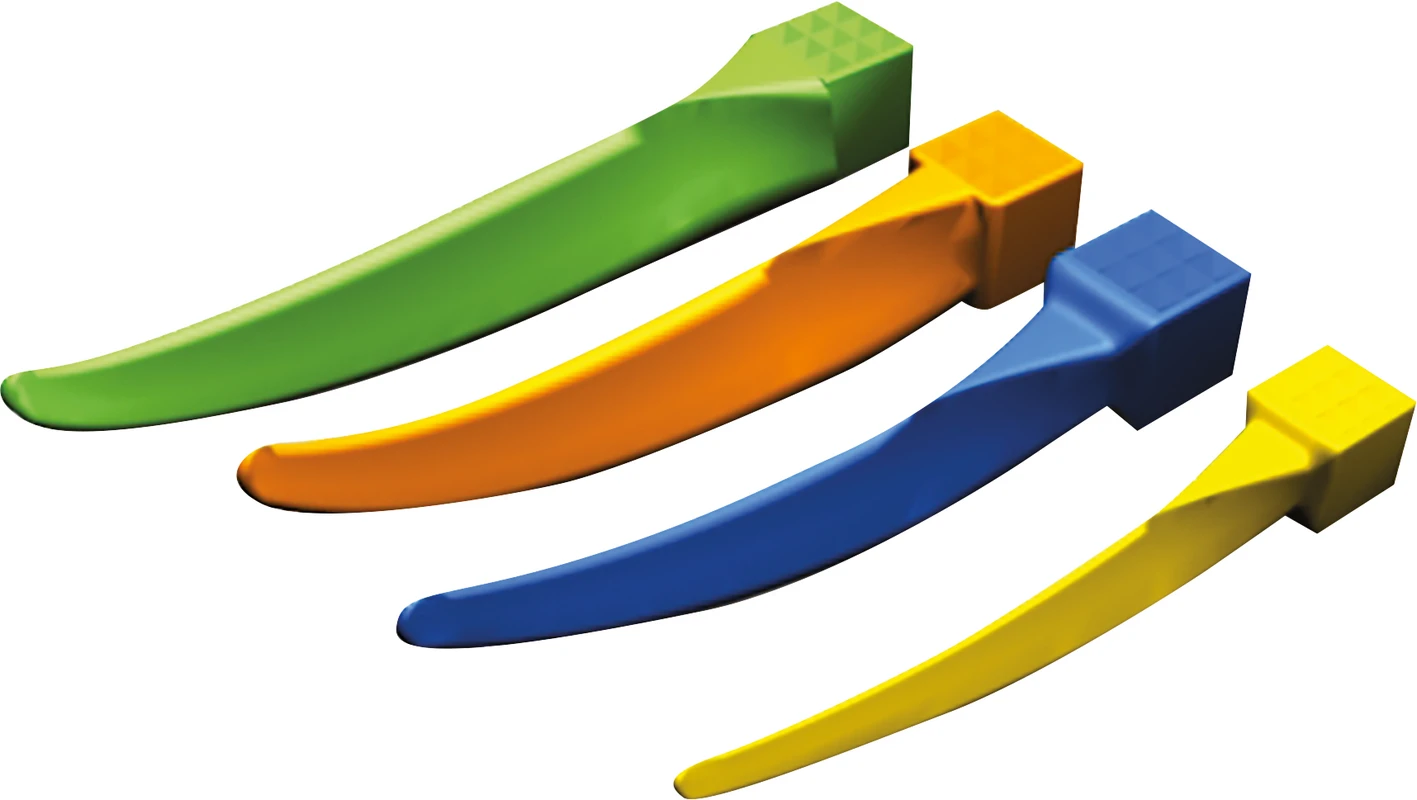 G-Wedge Packung 100 Stück blau, klein