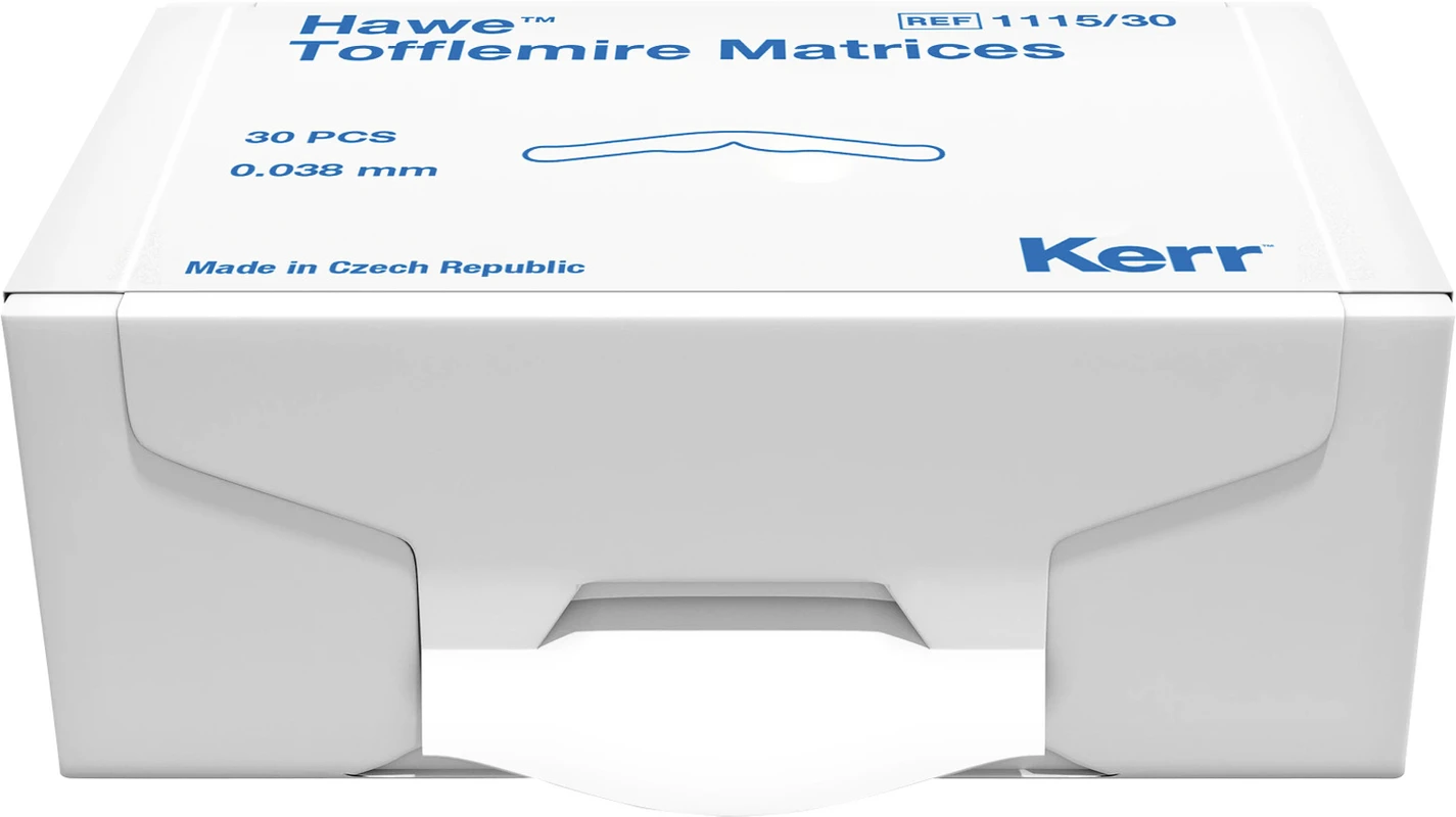 Matrizen nach Tofflemire Packung 30 Stück Stärke 0,038 mm, Nr. 1115/30
