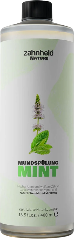 Natural White Mundspülung Mint Flasche 400 ml
