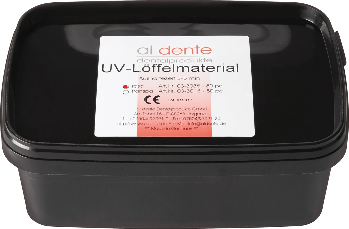 UV Löffelmaterial Packung 50 Stück, rosa, OK