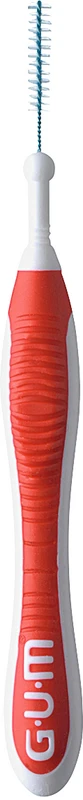 GUM® TRAV-LER® Interdentalbürsten Blisterpackung 6 Stück Kerze, rot, Ø 0,8 mm