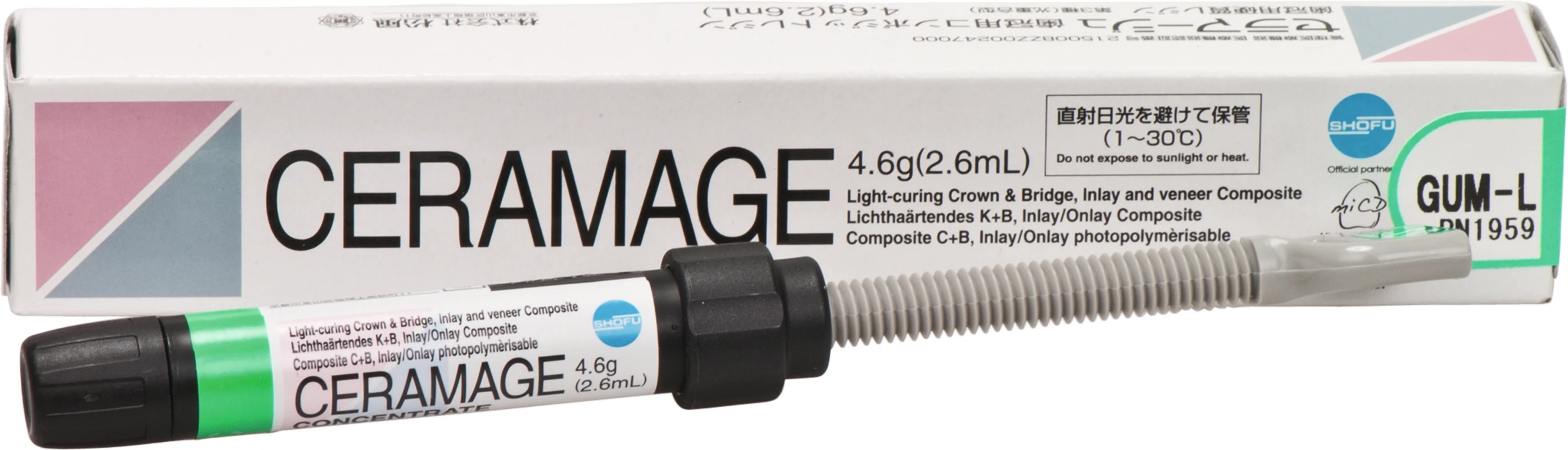 CERAMAGE Spritze 4,6 g GUM-L