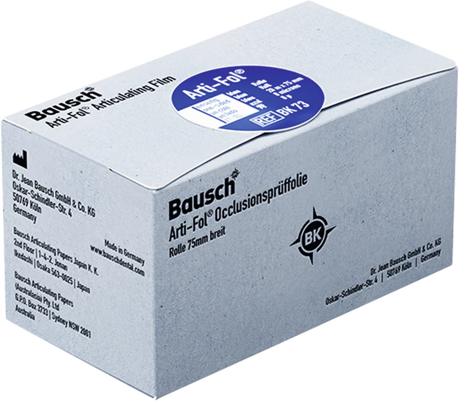 Arti-Fol® 8 µ Packung 20 m einsitig, 75 mm breit, blau