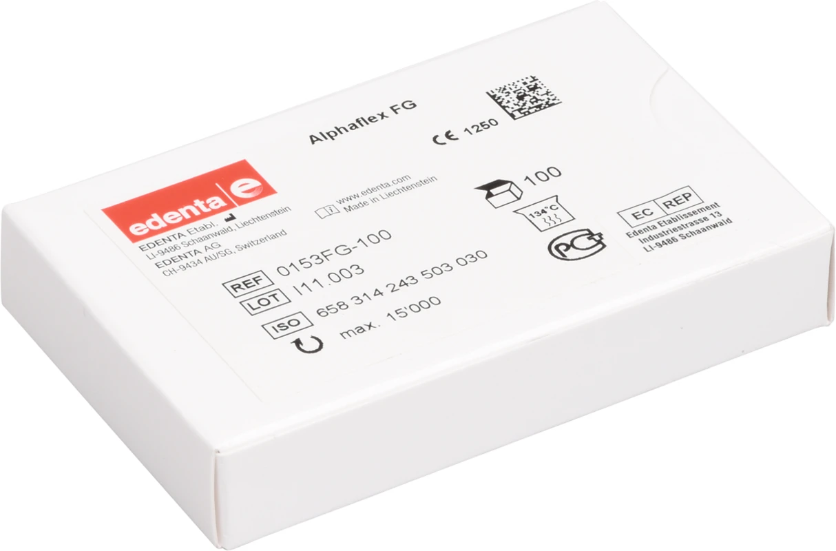 Alphaflex Packung 100 Stück grün, FG, Figur 243, 6 mm, ISO 030