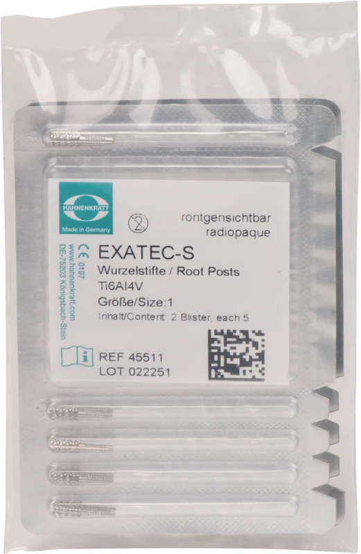 Exatec S Nachfüllpackung 10 Stück weiß, &Oslash; 1,46 mm