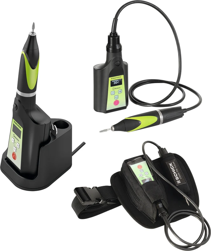 Q Mobile Set Q Motor mit Ladestation, Steuereinheit, Spannzangenwerkzeuge, Transportkoffer