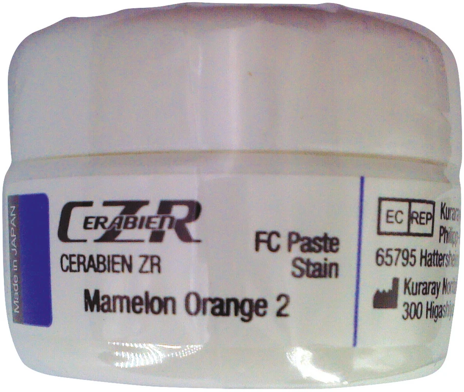 CERABIEN™ ZR FC Paste Stain Dose 3 g mamelon orange2