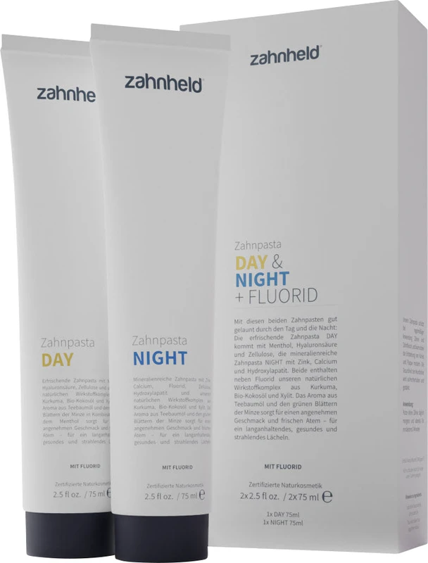 Zahnpasta Day & Night Packung 2 x 75 ml Tube