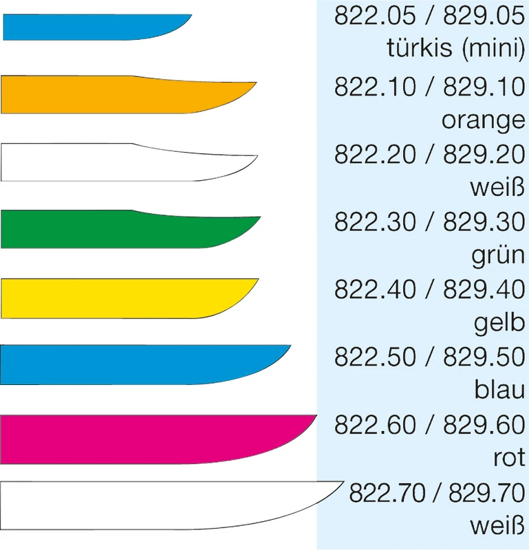 Ahorn-Interdentalkeile Packung 100 Stück 822, orange