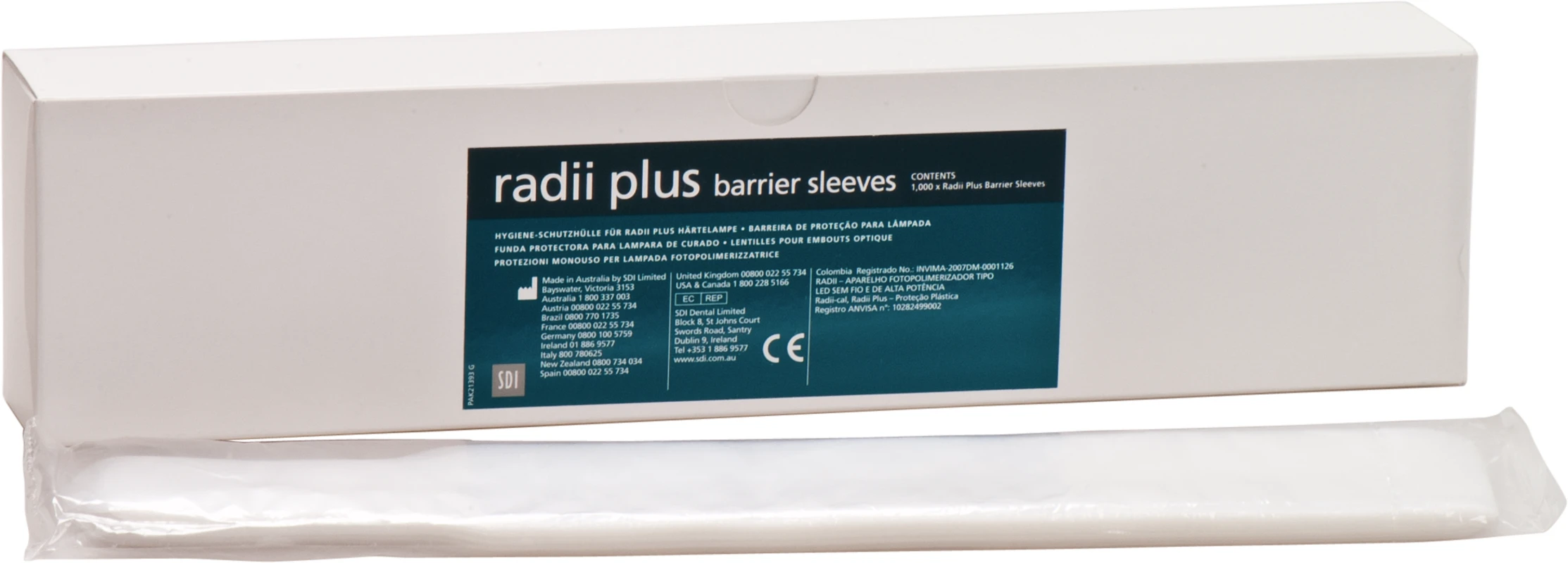 radii plus Schutzhüllen Packung 1.000 Stück