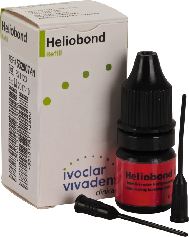 Heliobond Minipackung 6 g Flasche, 3 Aufsteckkanülen