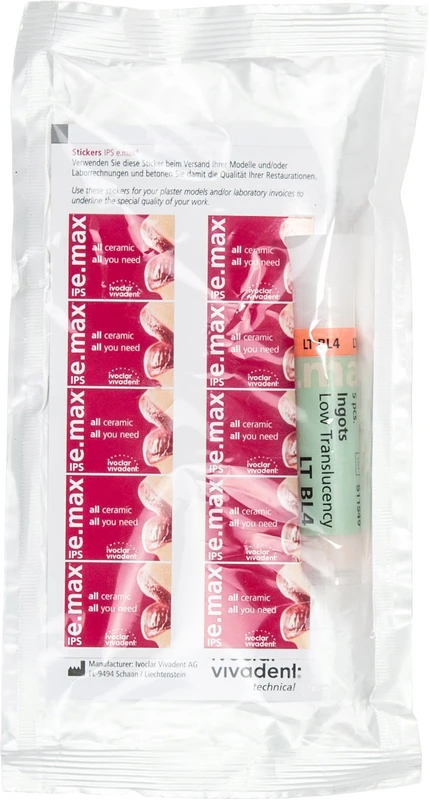 IPS e.max® Press Packung 5 Rohlinge LT BL4