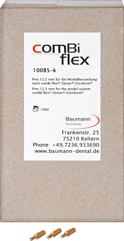 Combiflex® Pins Packung 1.000 Stück Kompakt 12,5 mm für Combiflex, Zeiser 4, Giroform 1