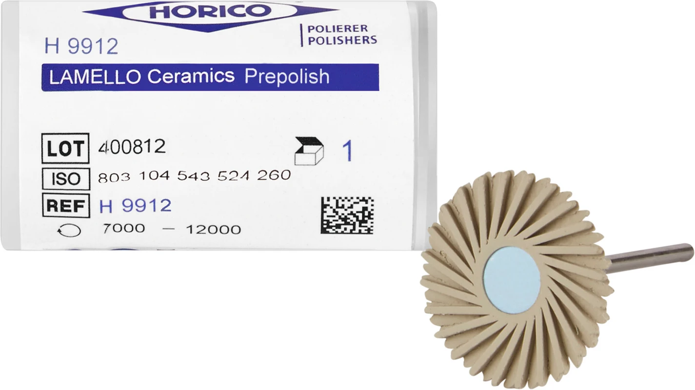 Lamello-Polierer Keramik Stück grau fein, HP, 26 mm
